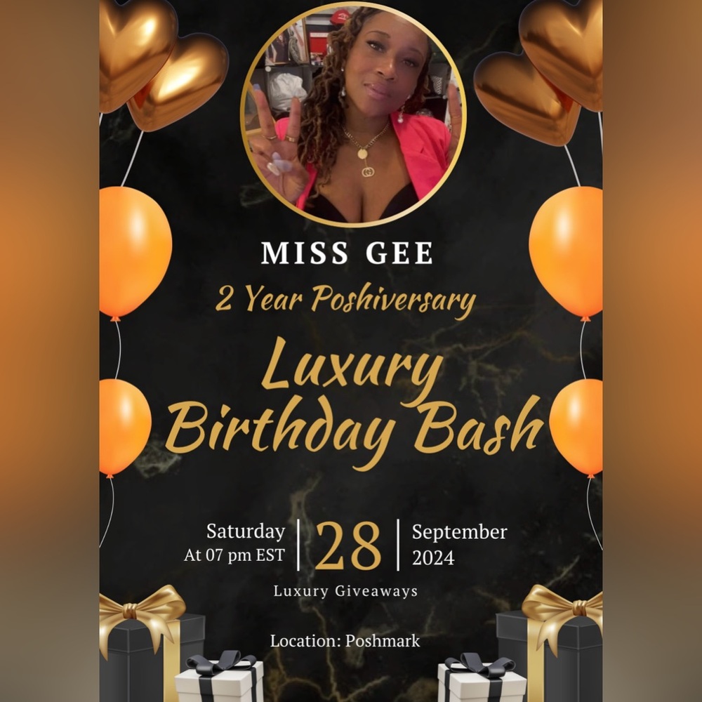 Miss Gee Birthday Bash & 2 Year Poshiversary 🎉🎉